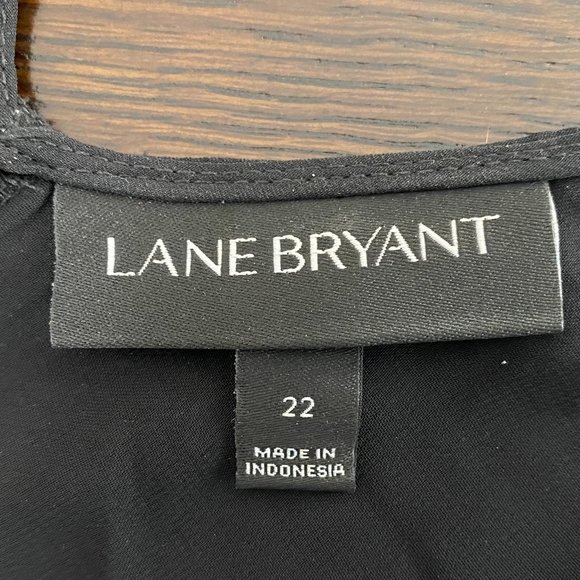 Lane Bryant, Black Tank Top, Shell, Size 22 - Picture 4 of 5